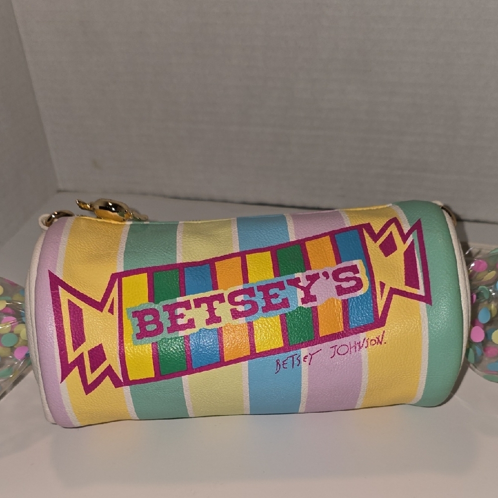 Betsey Johnson Smartie Pants Candy Roll Crossbody Bag - Picture 3 of 11